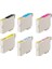 Stylus Photo RX685 Uyumlu 6 Renk Muadil Kartuş Seti T0801-T0802-T0803-T0804-T0805-T0806 1