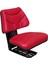 Kırmızı - PPM 210 - Düz Arkalıklı İleri-Geri Kızak Ayarsız Patpat Sürücü Koltuğu 2