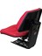 Kırmızı - PPM 210 - Düz Arkalıklı İleri-Geri Kızak Ayarsız Patpat Sürücü Koltuğu 3