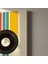 Retro Müzik Plağı Soyut Tasarımı Tablosu 5