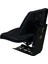 Siyah PPM 210 Düz Arkalıklı İleri-Geri Kızak Ayarsız Patpat Sürücü Koltuğu 3