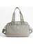 Unisex Krinkıl Kumaş Açık Gri Renkli Omuz ve Çapraz Askılı Çanta 1