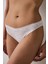 Ekru Easy Lace Dantelli V Kesim Düşük Bel Slip Külot 1