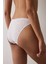 Ekru Easy Lace Dantelli V Kesim Düşük Bel Slip Külot 2