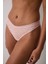 Açık Gül Kurusu Easy Lace V Kesim Düşük Bel Tanga Külot 1