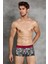 Erkek Modal Çok Renkli Baskılı Torbalı Mini Paça Boxer 1712 1