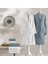 Shine Bamboo Classic Aile Seti Beyaz Mavi 1