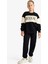 Kız Çocuk 2'li Takım Baskılı Sweatshirt Eşofman Altı E6418A825AU 1