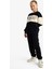 Kız Çocuk 2'li Takım Baskılı Sweatshirt Eşofman Altı E6418A825AU 2