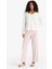 Pijama Takımı Regular Fit Uzun Kollu Velur Üst Çizgili Uzun Alt-Fall in Love A6205AX25AU 2