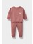 Kız Bebek 2'li Takım Baskılı Sweatshirt Eşofman Altı E8993A525AU 1
