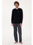 Erkek Lacivert Pijama Takım 50318607-VR033 4