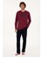 Erkek Vişne Pijama Takım 50318599-VR223 1