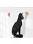 Çerçevesiz Poster, Dijital Baskı Geometrik Desen Siyah Kedi Poster, Modern, Soyut, Minimalist Poster, Kedi Poster 6