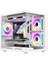 Cool Beyaz Küp Kasa 5X12CM Argb Fanlı M.atx 600W Akvaryum Oyuncu Kasası 1