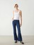 Lcw Jeans Indigo Mars Flare Kadın Jean Pantolon 1