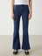 Lcw Jeans Indigo Mars Flare Kadın Jean Pantolon 2