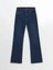 Lcw Jeans Indigo Mars Flare Kadın Jean Pantolon 5