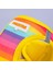 Rainbow Air-Mesh Göğüs Tasması Kedi Köpek Göğüs Tasması Gökkuşağı Desenli Köpek Tasması 2