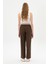 Kadın Kahverengi Pantolon (Kanvas-Chino) 50317169-VR029 4