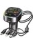 Siyah Fm Transmitter Araç Şarj Cihazı (18W Hızlı Şarj - Usb/type-C/tf Kart Destekli) 4