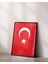 Türk Bayrağı Metal Çerçeveli Gerçek Camlı Tablo,türk Bayrağı Dijital Baskı, Bayrak 1