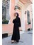 Oversize Balon Kol Elbise-Medine Ipeği 10