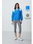 Saks Kalın Yumuşak Dokulu Dik Yaka Oversize Nakışlı Polar Kadın Sweatshirt - 97293 1