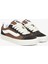 Knu Skool Renk Bloklu Erkek Kahverengi Sneaker.- 2