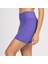 Lila Toparlayıcı Kruvaze Bel Detaylı Bisikletçi Şortu Kısa Tayt Vela 1