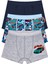 Erkek Çocuk Boxer 3'lü Baskılı (%96 Pamuk - %4 Elastan) 1