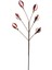 Yılbaşı Süsü Konik Dal Kırmızı Beyaz 60 cm 1