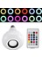 Al-Spkr Kumandalı Bluetooth Hoparlör Ampul 500 Lümen Rgb Ledli E27 Lamba 2