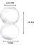Sfera Mini Cam Vazo Çiçeklik 12 cm 3