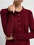 Uzun Kollu Patlı Triko Kazak Bordo 13943005002 2