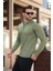 Erkek Slim Fit Polo Yaka Fermuarlı Fitilli Triko Kazak - 4001 3