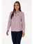 Kadın Plum Gömlek Desenli 50316492-VR177 1