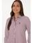 Kadın Plum Gömlek Desenli 50316492-VR177 2