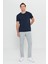 ALTINYILDIZ CLASSICS Erkek Lacivert 360 Derece Her Yöne Esneyen Slim Fit Dar Kesim Bisiklet Yaka Tişört 2