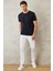 ALTINYILDIZ CLASSICS Erkek Lacivert 360 Derece Her Yöne Esneyen Slim Fit Dar Kesim Bisiklet Yaka Tişört 6