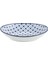 Rêve Bleu Petite Oval Tabak - Mavi - 19,5x16,5 Cm 1