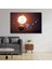 Tekli Yatay Kanvas Duvar Tablosu Uzay Ay ve Gezegenler 1