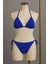 - Kadın Mavi Yandan ve Boyundan Bağlamalı Bikini Mayo Takımı 2