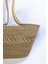 Kopya - Hasır Jüt Kadın Omuz Çantası, %100 El Yapımı, Pamuk, Vegan, Jüt Hasır Plaj Çantası 5