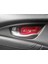 Honda - Civic Fc5 2016-2020 Uyumlu Iç Kapi Kolu Kaplama Kirmizi 2