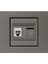 Grano Metalik Antrasit RJ45 Cat6 Tekli Data Prizi 1