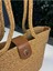 Sardinia Kapaklı Handmade Hasır Tote Plaj ve Günlük Çanta Yazın Modası 3
