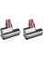 2x Mini Türbin Nozul Dyson V7 V7 V8 V10 V11 V15 Kablosuz Elektrikli Süpürge Kafa Yedek Parçaları (Yurt Dışından) 1