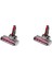 2x Türbin Fırça Başlığı Dyson V7 V7 V8 V10 V11 V15 LED Farlarla Elektrikli Süpürge Zemin Eki (Yurt Dışından) 1