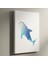 Mavi Balina Soyut Sanat Tablosu 1